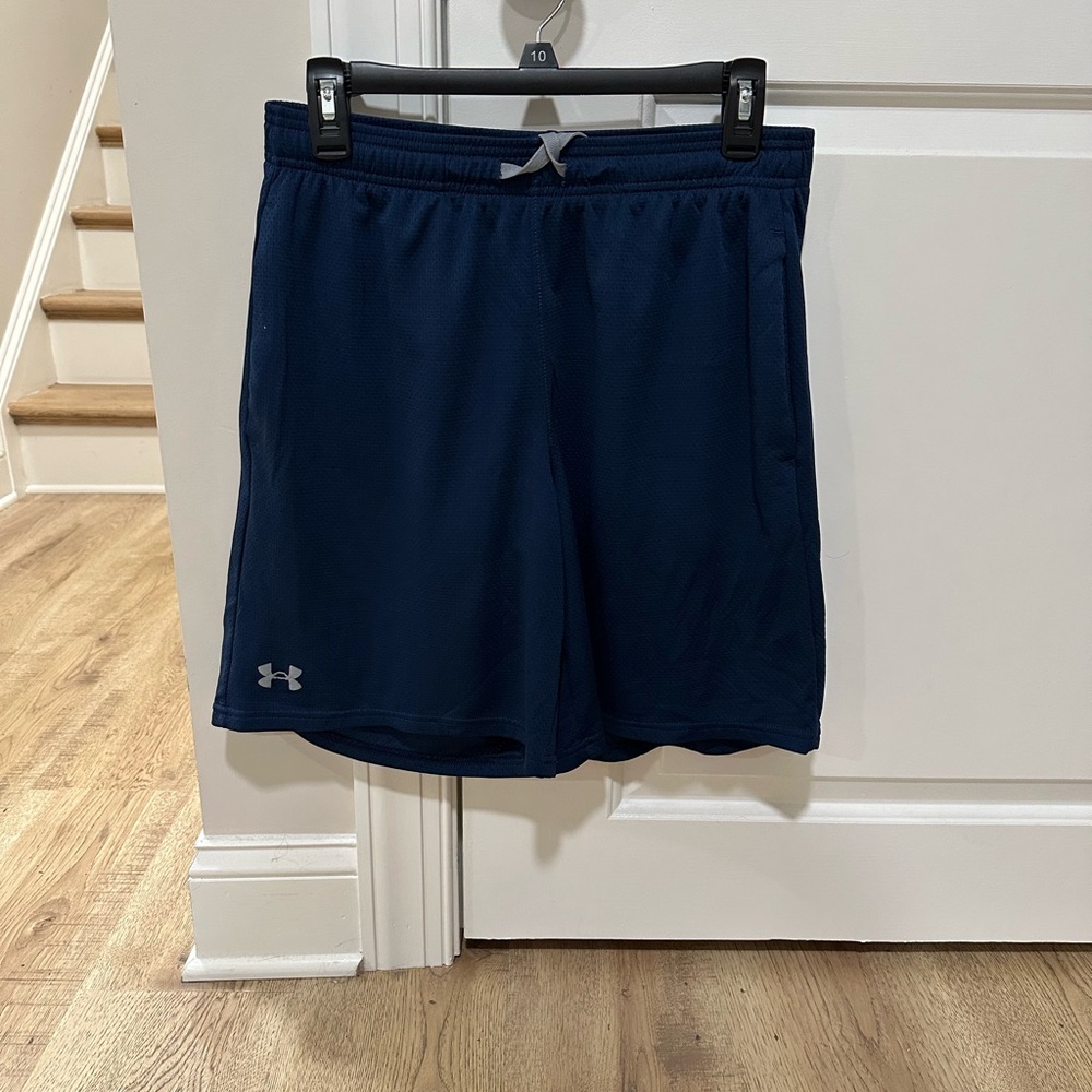 Under Armour Navy Blue Athletic Shorts